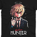 Футболка чорна Morze Hunter x Hunter Kurapika, фото 2