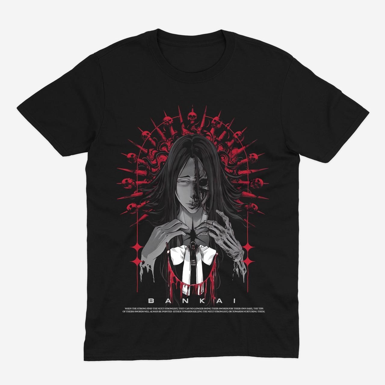 Футболка чорна Morze Bleach Unohana Retsu