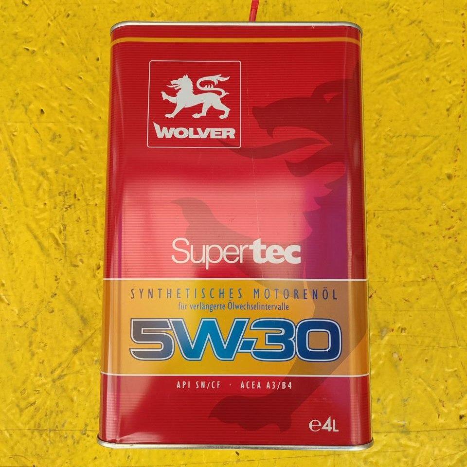 Масло WOLVER Supertec 5W-30, API SN/CF 4л, фото 1