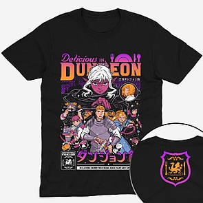 Футболка чорна Morze Delicious in Dungeon