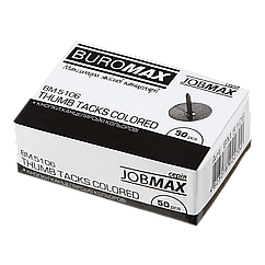 Кнопки 50шт BM.5106 кольорові JOBMAX (10/500)