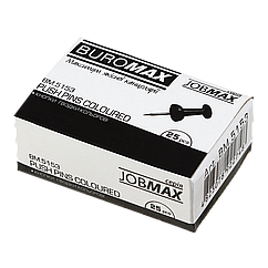 Кнопки-цвяшки BM.5153 25шт кольорові JOBMAX (10/500)