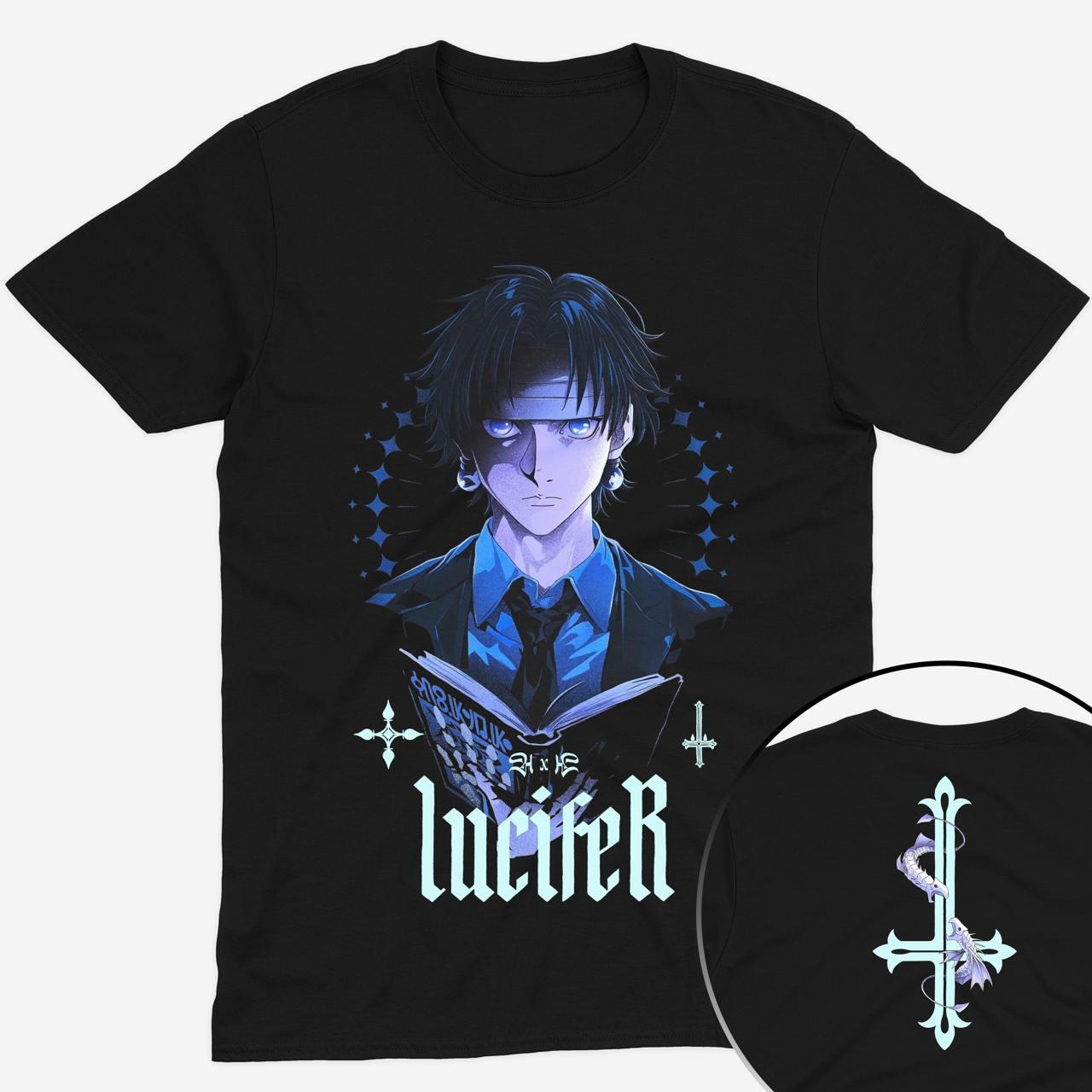 Футболка чорна Morze Hunter x Hunter Chrollo Lucilfer, фото 1