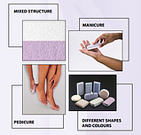 Пемза Siliglass Double Action Pink з ручкою (Іспанія), фото 3