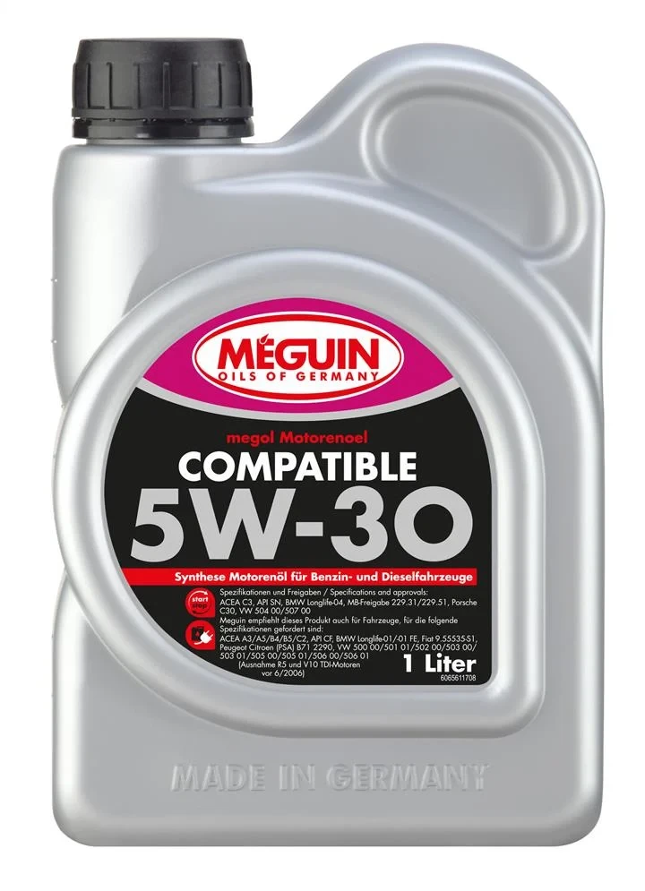 Моторна олива Meguin 5W30 Compatible 1 л.