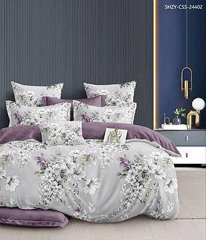 Двоспальна постільна білизна Тет-@-Тет В-1562н бязь (економ, нестандартне)