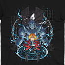 Футболка чорна Morze Fullmetal Alchemist (Сталевий Алхімік), фото 3