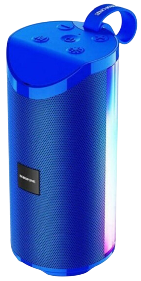 Bluetooth колонка Borofone BR5 LED blue, фото 1