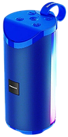 Bluetooth колонка Borofone BR5 LED blue
