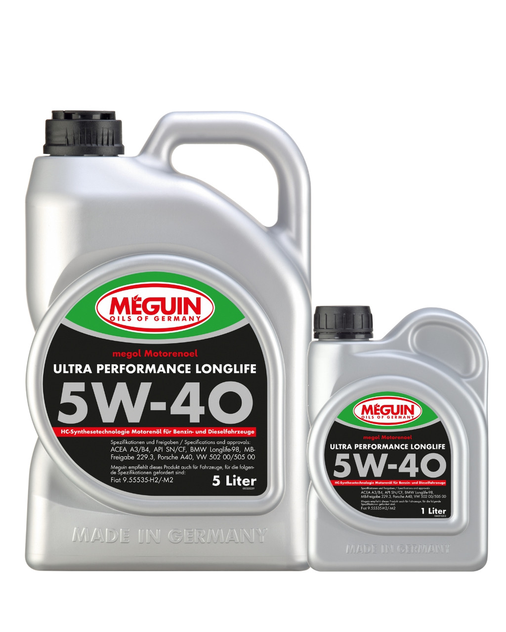 АКЦІЯ!! 5 л +1 л У ПОДАРУНОК, Моторна олива Meguin 5W40 Ultra Performance LongLife 5л.