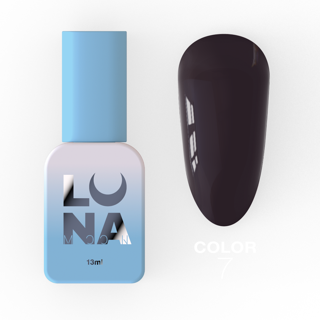 Гель-лак Luna Color No07, 13 мл (баклажан)