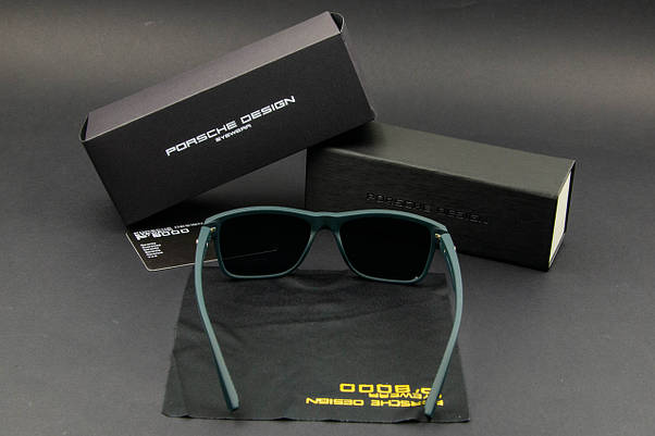 Окуляри чоловічі сонцезахисні Porsche Design поляризаційні (арт. P6699) зелений матовий, фото 6