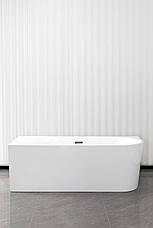 Окремостояча асиметрична акрилова ванна AquaStream INDRIA 170x75x58 ліва, фото 2