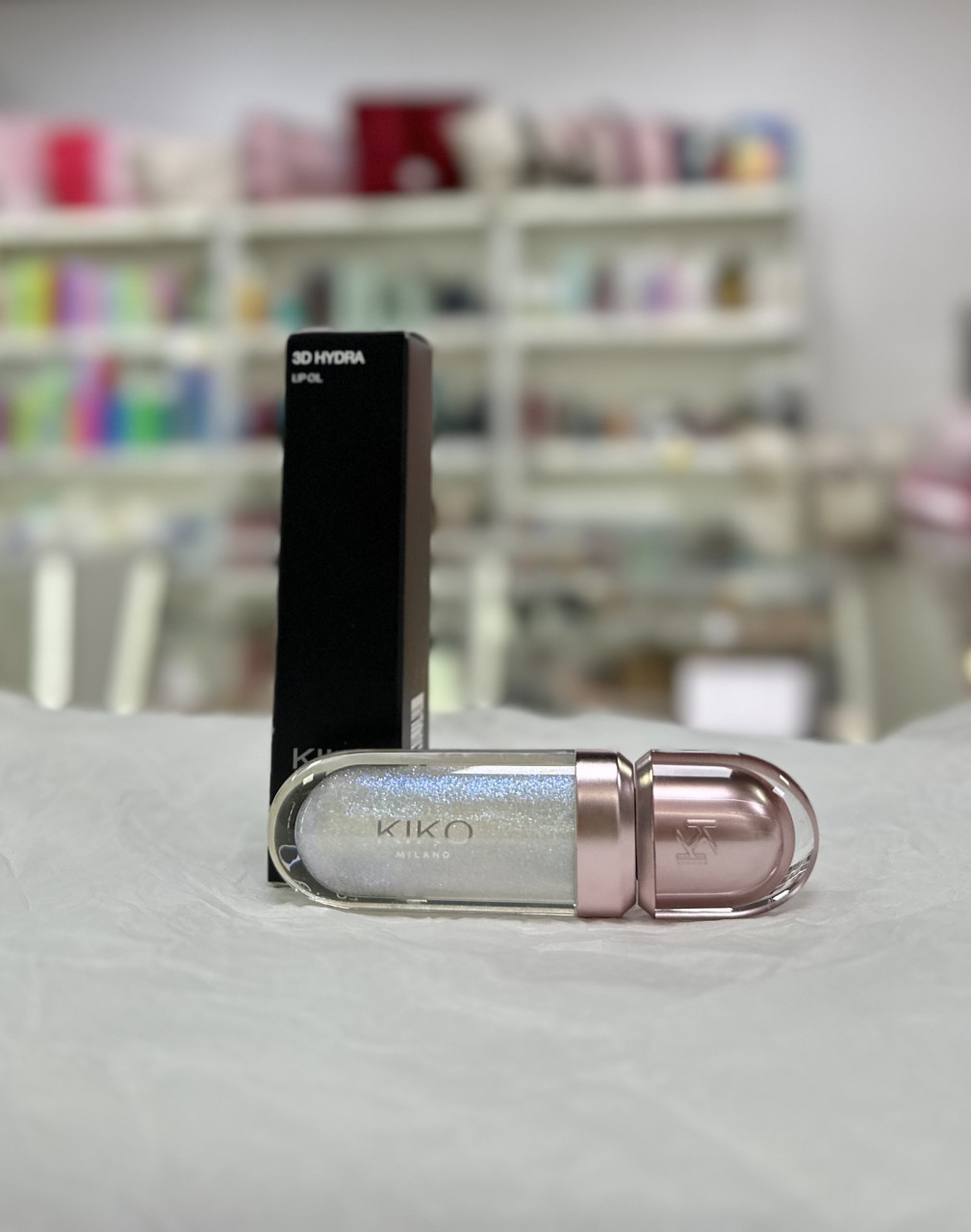 Олія для губ Kiko Milano 3D Hydra Lip  Oil 01 Milky Way 6.5мл