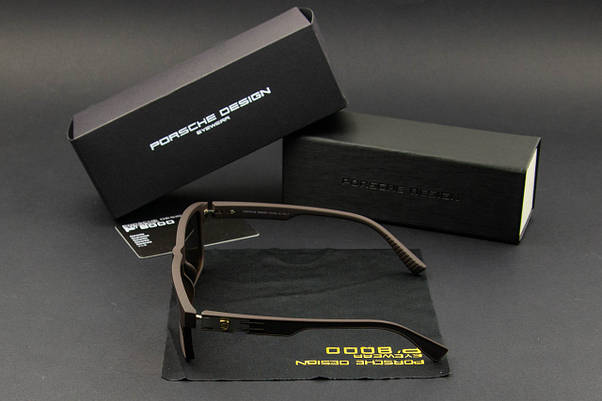 Окуляри чоловічі сонцезахисні Porsche Design поляризаційні (арт. P6699) коричневий матовий, фото 6