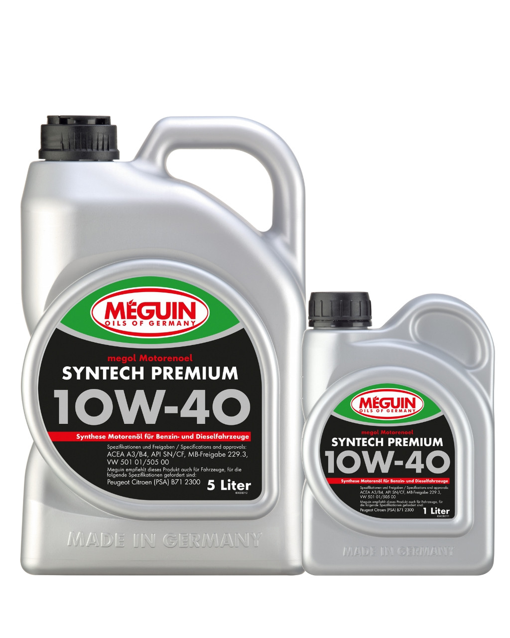 АКЦІЯ!!! 5л +1л В ПОДАРУНОК. Моторна олива Meguin 10W40 Syntech Premium 5 л.