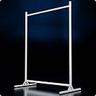 Стійка розбірна "TAIPEI" 1000х1350х500мм. Рейл торговий для одягу, кронштейнів для бутіка., фото 3