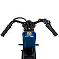 Дитячий електромотоцикл Techno ES-60 Blue-Black, фото 7