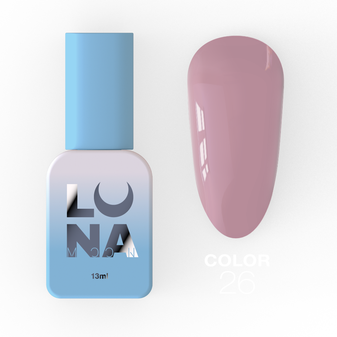 Гель-лак Luna Color No26, 13 мл (рожево-ліловий)