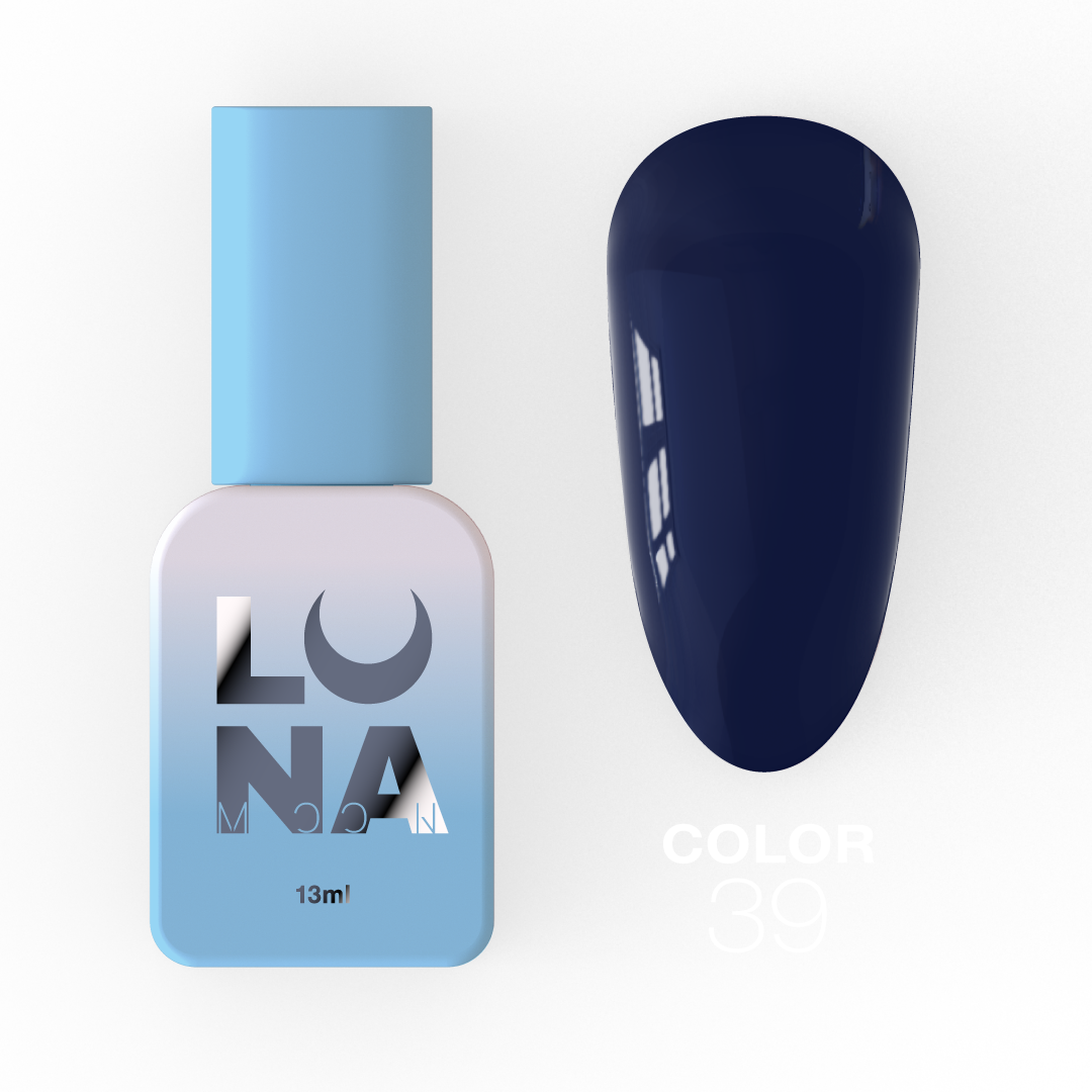 Гель-лак Luna Color No39, 13 мл (темно-синій)