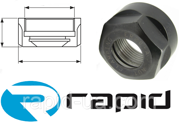 Купити затискну гайку ER Серія M Ви можете прямо зараз у нашому інтернет-магазині «Rapid».
