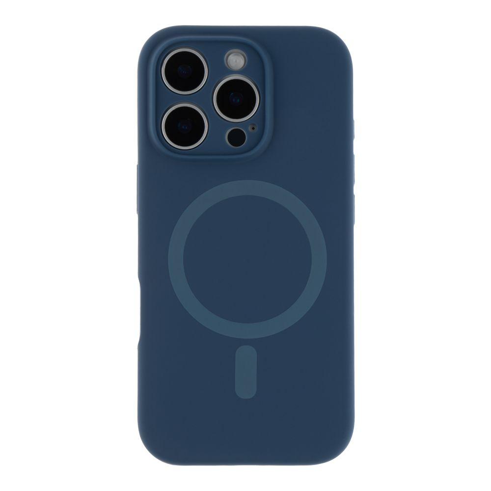 Чохол Glow Silicone Case Full Camera with Magsafe для iPhone 16 Pro Max Колір Dark blue