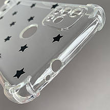 Чохол для Motorola G20 чохол з бронь кутами з принтом чорних зірочок на моторола г20 q03p, фото 4