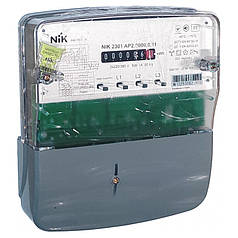 Лічильник електроенергії NIK2301 AP2.0000.0.11 5(60)А 3-фазний електромеханічний однотарифний, NiK