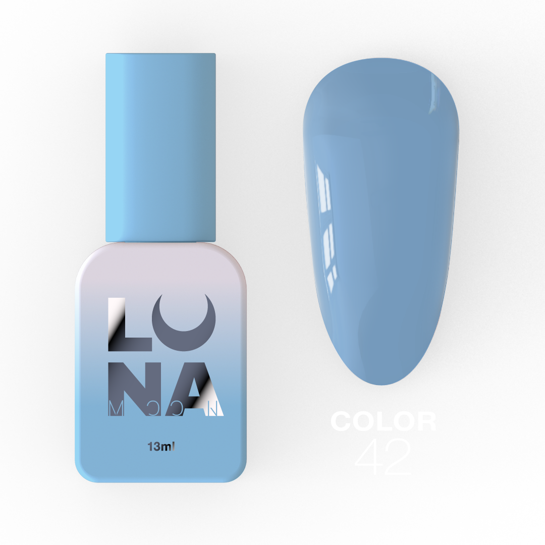 Гель-лак Luna Color No42, 13 мл (світло-васильковий)