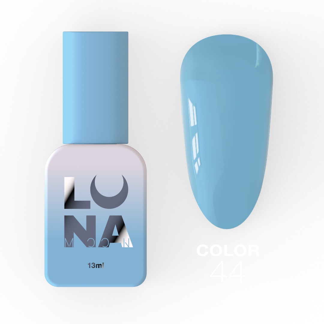 Гель-лак Luna Color No44, 13 мл (синьо-блакитний)