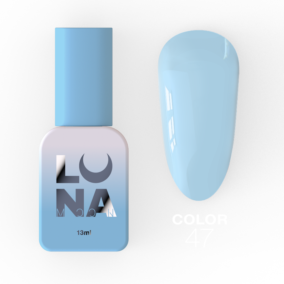 Гель-лак Luna Color No47, 13 мл (світло-сизий)