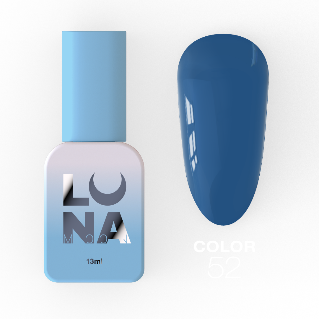 Гель-лак Luna Color No52, 13 мл (світло-синій)