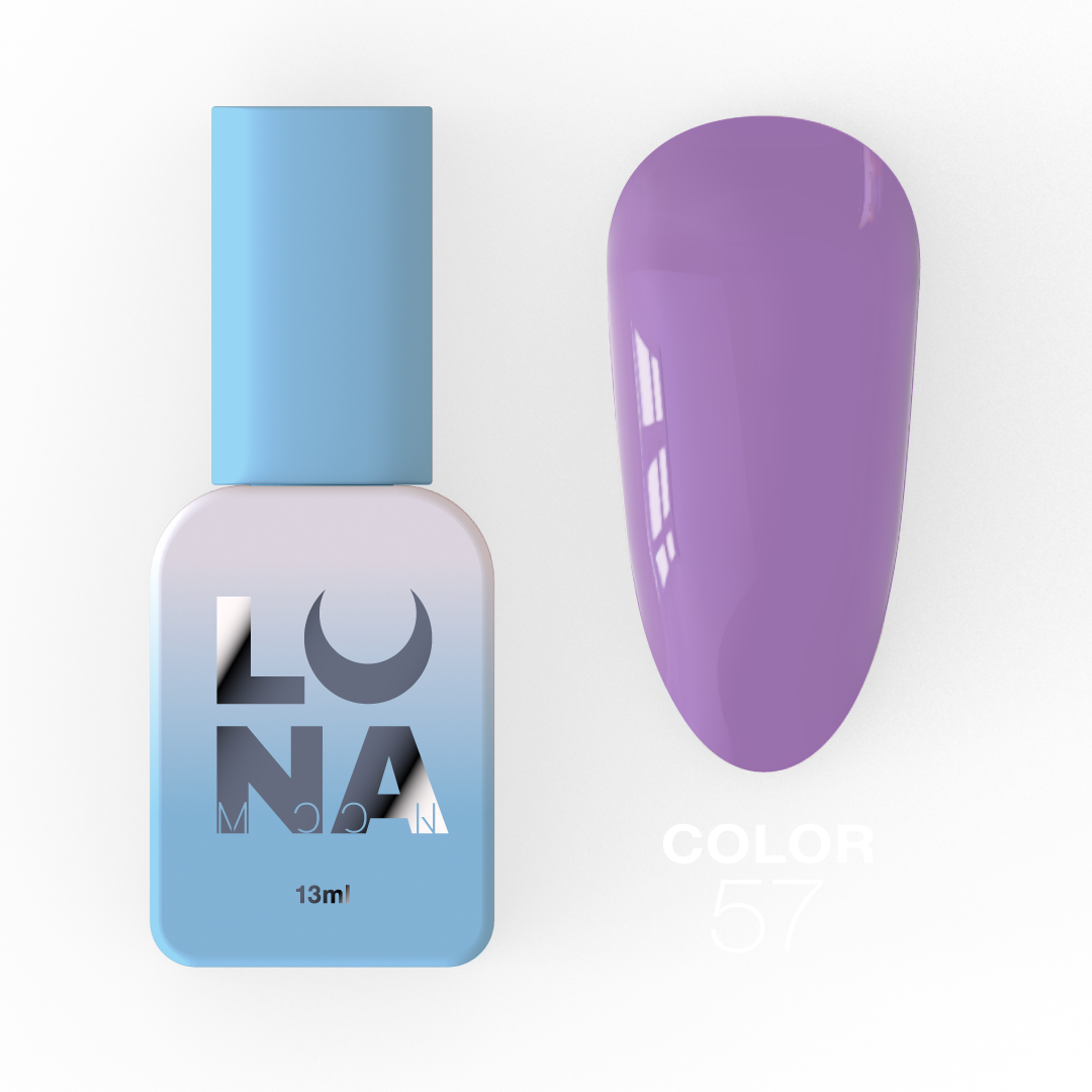 Гель-лак Luna Color No57, 13 мл (аметистовий)