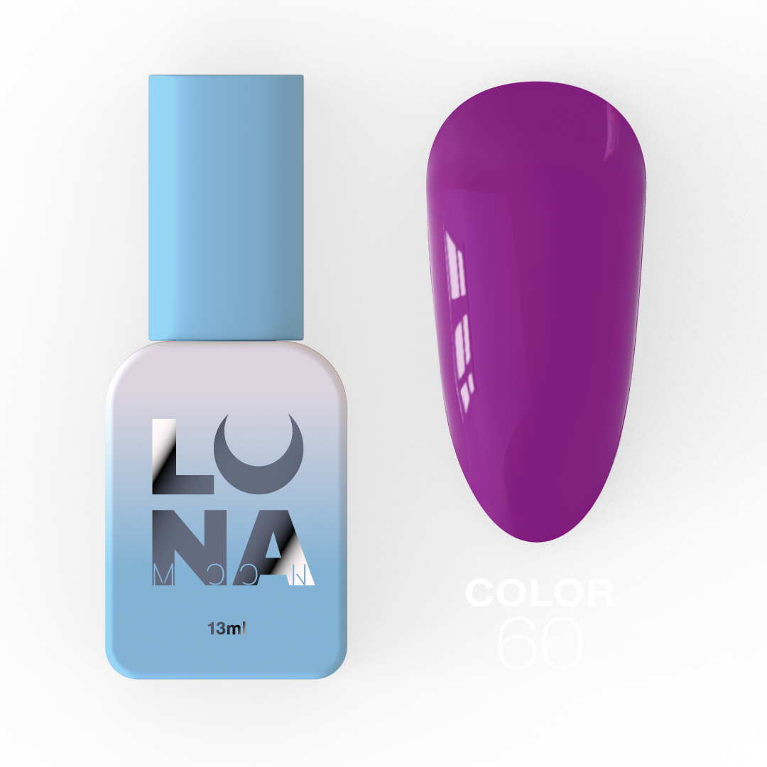 Гель-лак Luna Color No60, 13 мл (режовий)