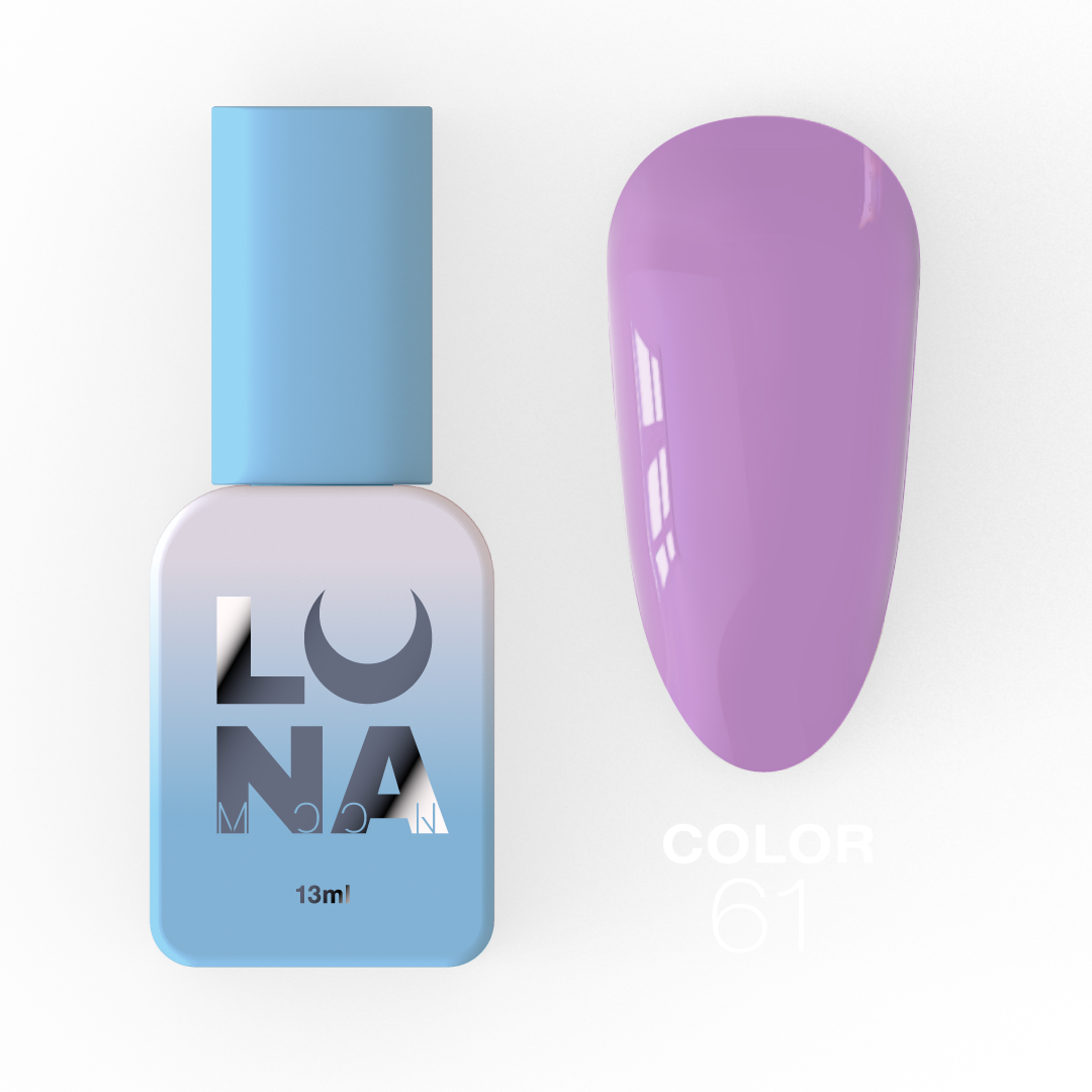 Гель-лак Luna Color No61, 13 мл (бузковий)