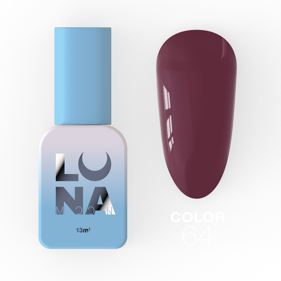 Гель-лак Luna Color No64, 13 мл (сливовий)