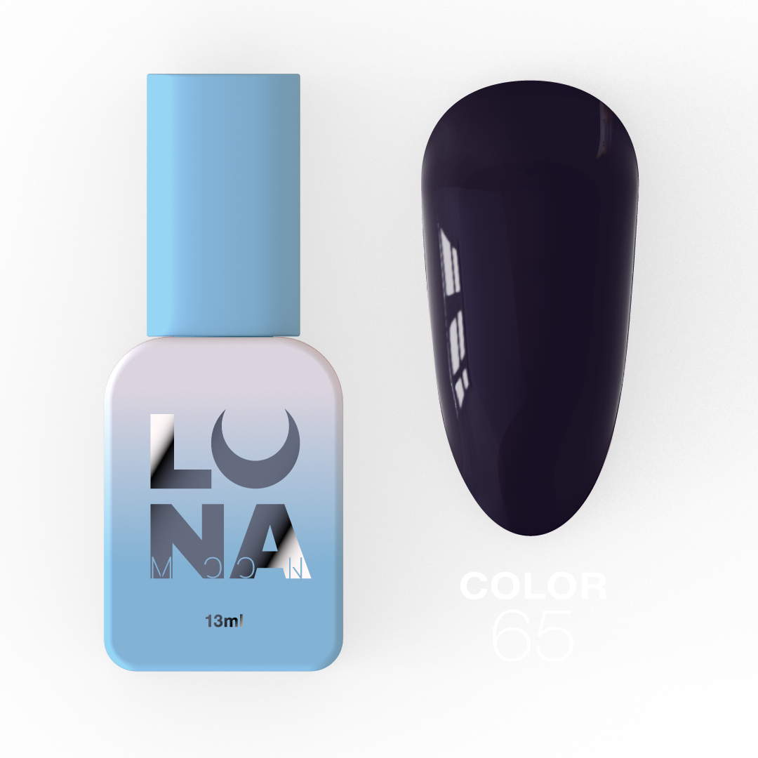 Гель-лак Luna Color No65, 13 мл (темний фіолетово-синій)
