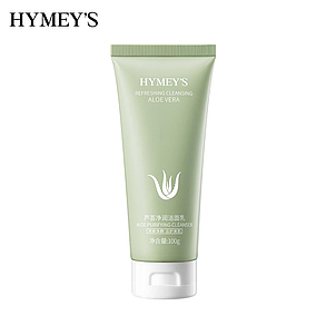 Пінка для вмивання Hymeys Aloe Vera Refreshing Purifying Deep Cleansing Cleanser, 100г., фото 3