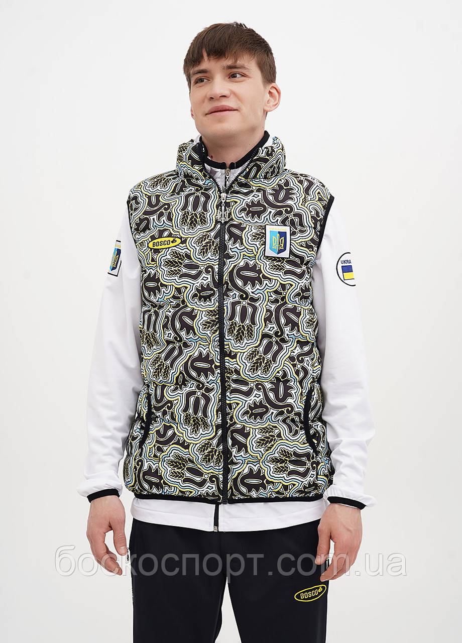 Чоловічі Безрукавки Жилетки Боско Bosco Sport Ukraine классік., фото 1