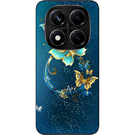 Чохол силіконовий Case для Xiaomi Redmi Note 14 Pro 5G з картинкою Красиві метелики