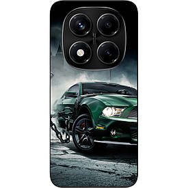 Бампер силіконовий Case для Xiaomi Redmi Note 14 Pro 5G з малюнком Мустанг