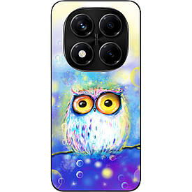 Бампер силіконовий Case для Xiaomi Redmi Note 14 Pro 5G з малюнком Совонька