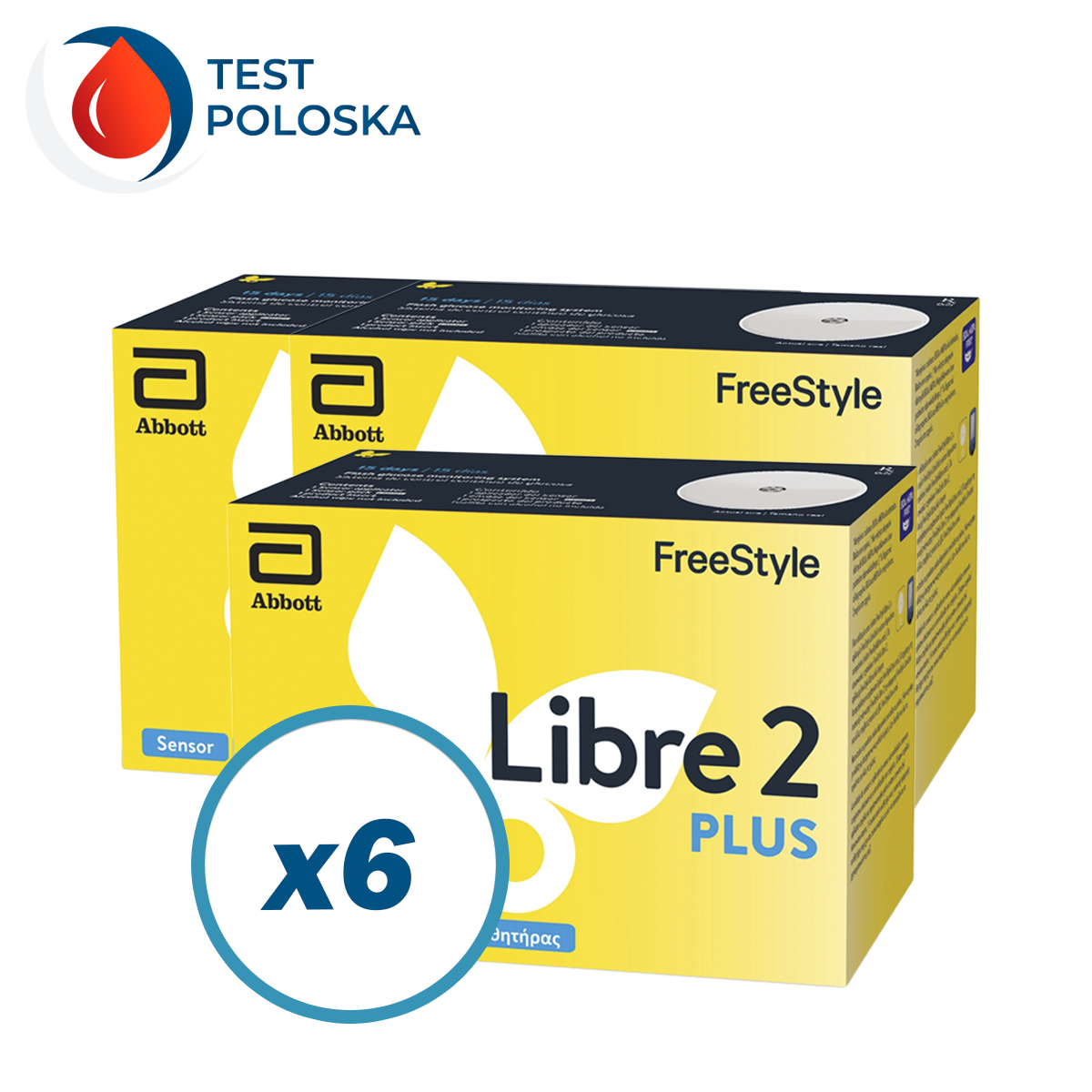 Сенсор Freestyle Libre 2 Plus (ФріСтайл Лібре 2 Плюс) 6 уп.