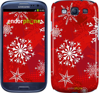 Чохол на Samsung Galaxy S3 i9300 Сніжинка 2 "3312c-11"