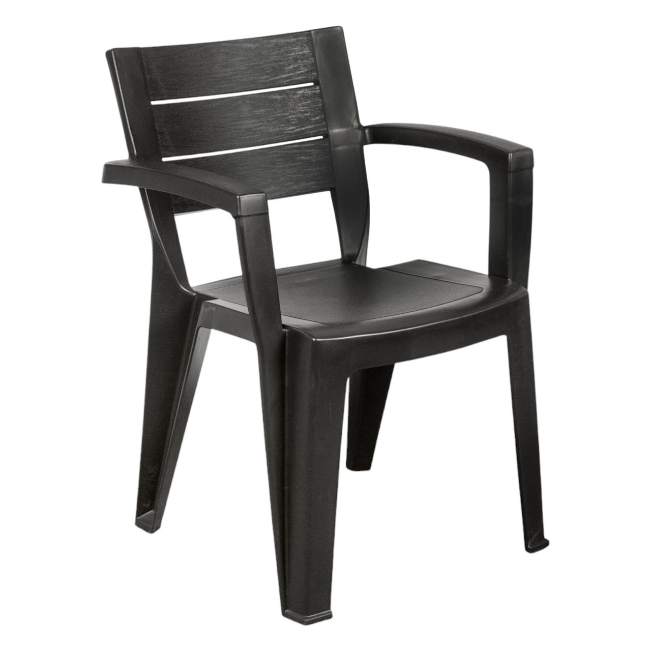 Стілець садовий пластиковий BICA EMMA, графіт