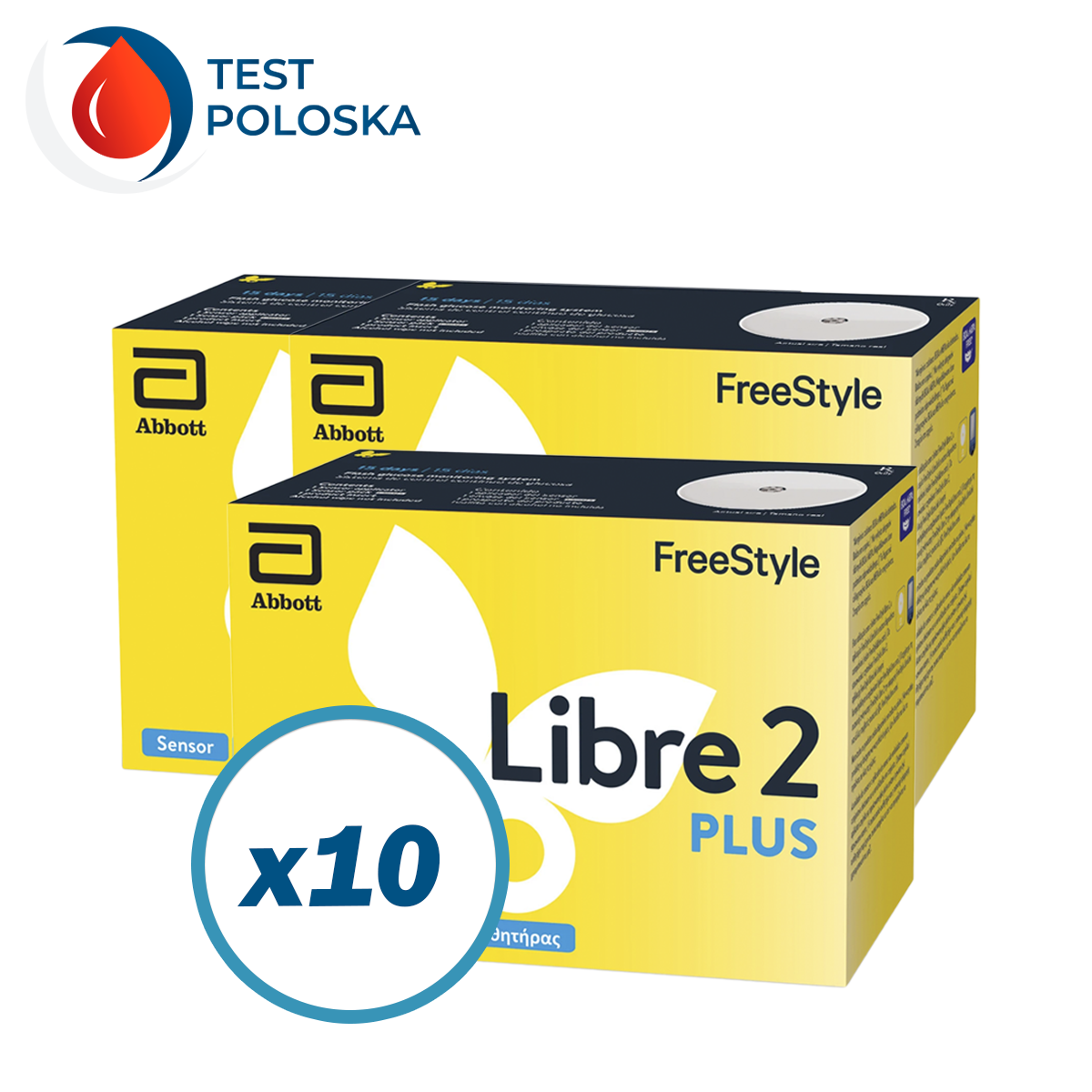 Сенсор Freestyle Libre 2 Plus (ФріСтайл Лібре 2 Плюс) 10 уп.