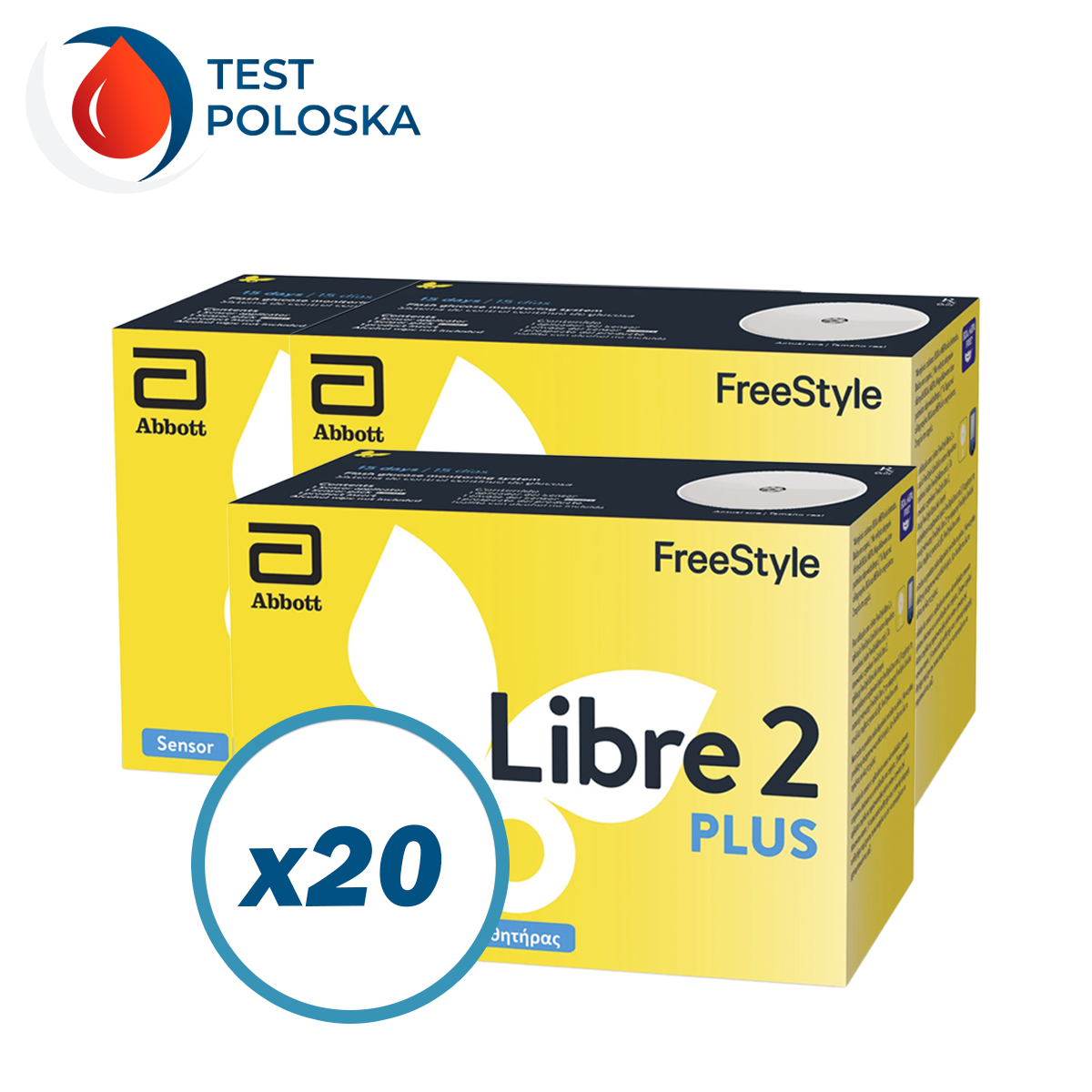 Сенсор Freestyle Libre 2 Plus (ФріСтайл Лібре 2 Плюс) 20 уп.