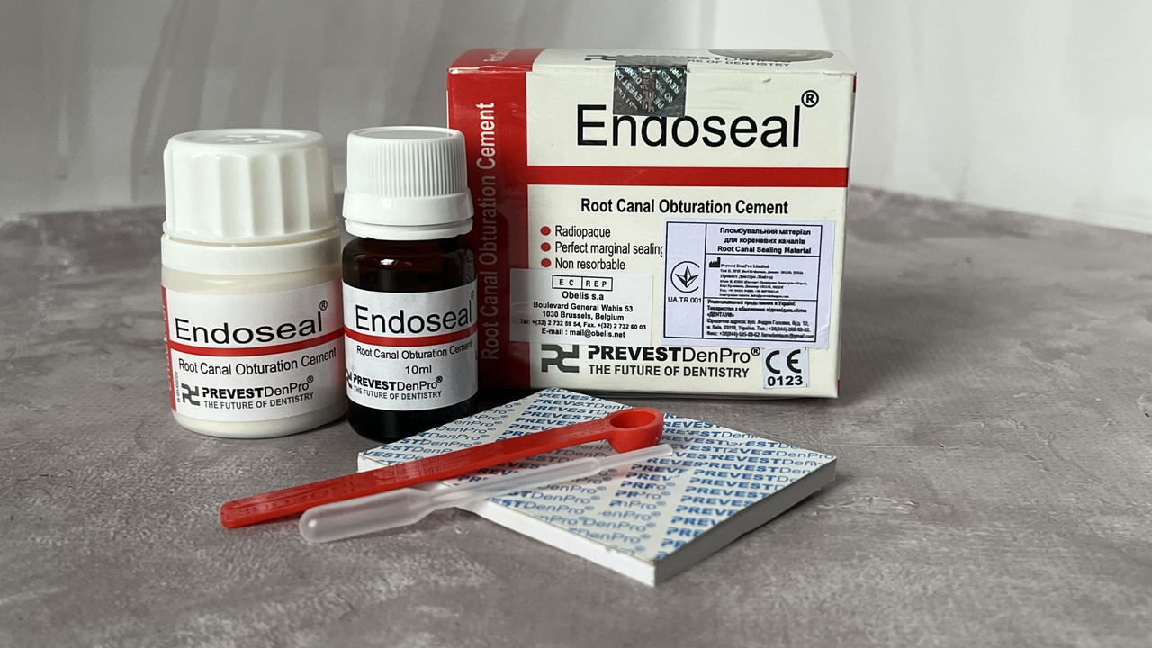 Ендосил 20 г + 10 мл (Endoseal), цемент для пломбування каналів