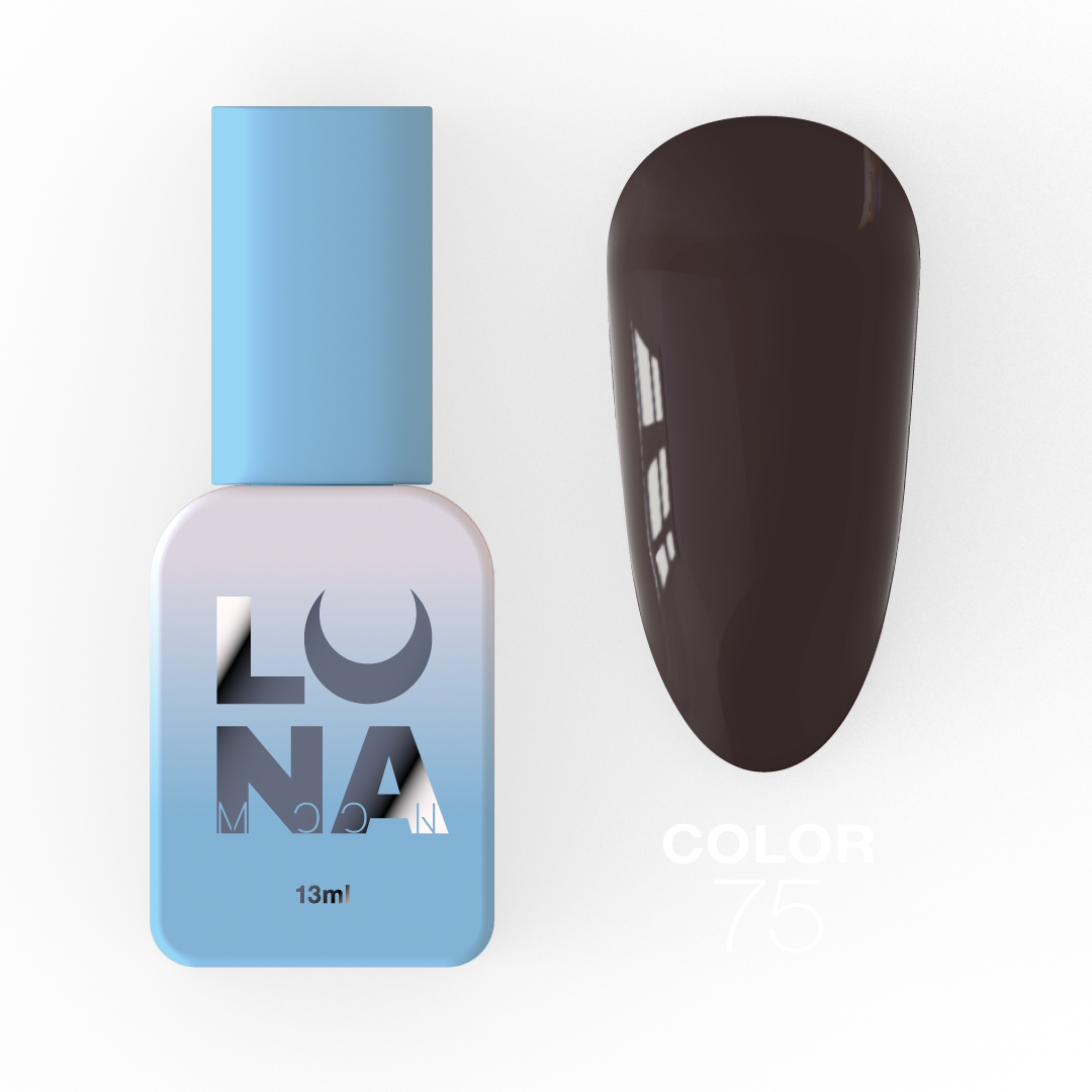 Гель-лак Luna Color No75, 13 мл (приглушений фіолетовий)