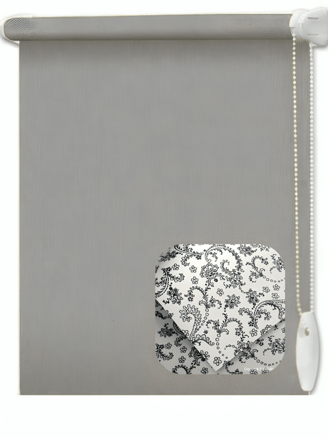 Тканинні ролети Damask Black